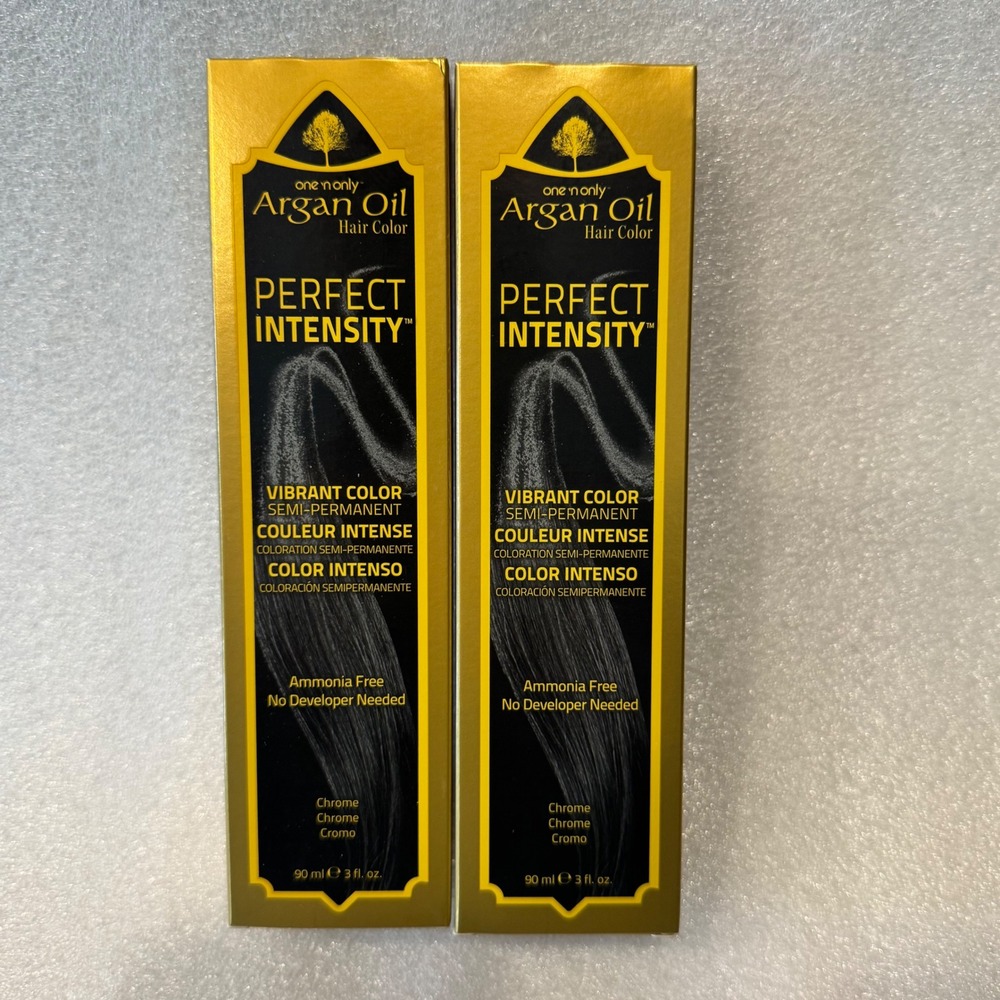 One n Only Argan Oil Perfect Intensity Hair Color Chrome 342411 Lot of 2 3oz - Picture 3 of 6